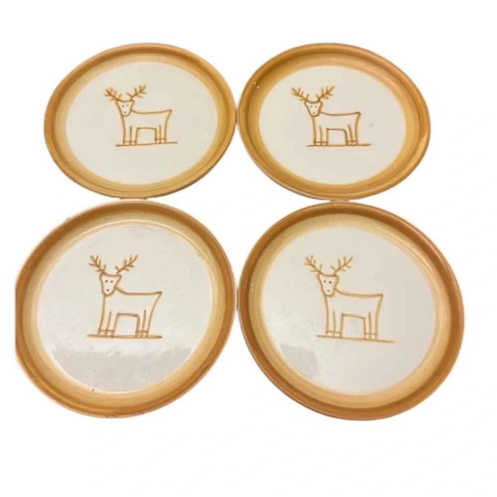 POTTERY BARN keepsake mini plates /coaster/trinket